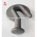 Forged Steel Hot Dip Galvanized Ball Hook For Transmission Line Fittings